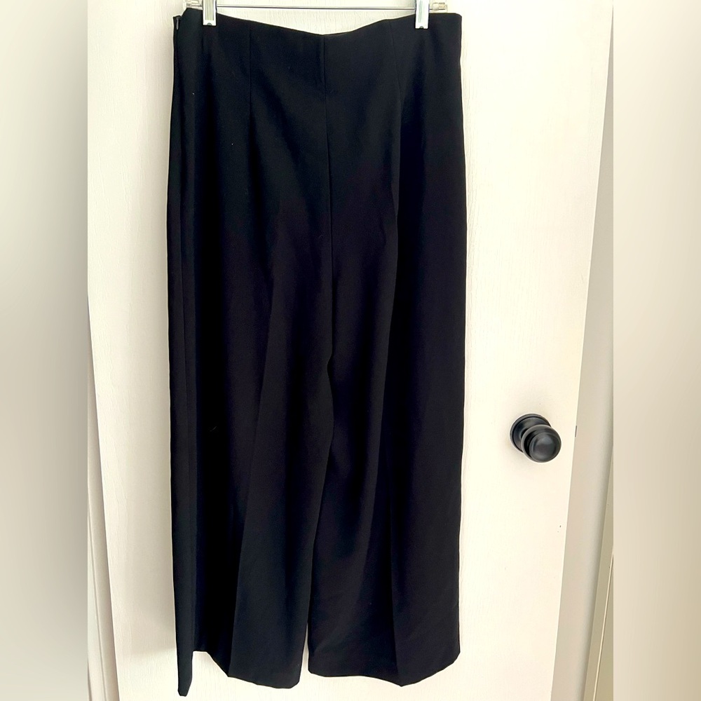Zara TROUSERS high waisted, wide leg, cropped length